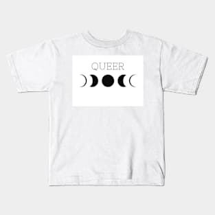 Queer moon phases Kids T-Shirt